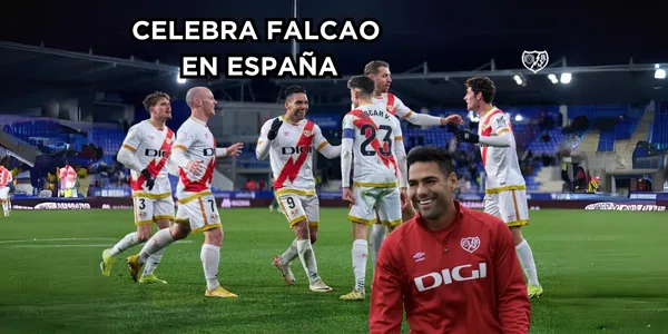 Radamel Falcao le mandó un mensaje a todo el Rayo Vallecano en España.