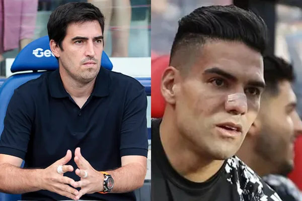 Radamel Falcao lucha por hacerse un puesto en la titular del Rayo Vallecano y su entrenador se empeña en la misma idea de juego con él.