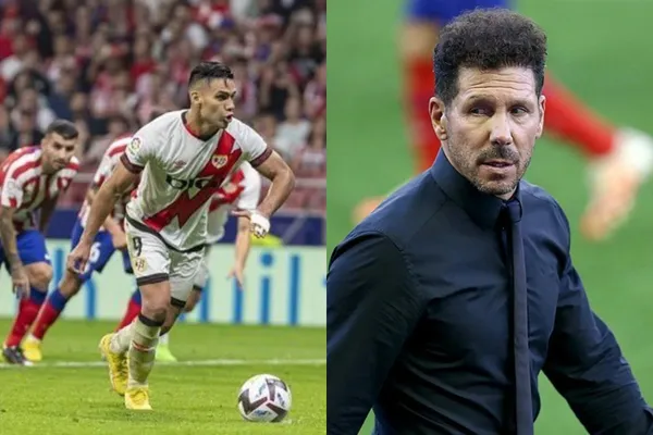 Radamel Falcao marcó gol contra su ex equipo y silenció a Diego Simeone.