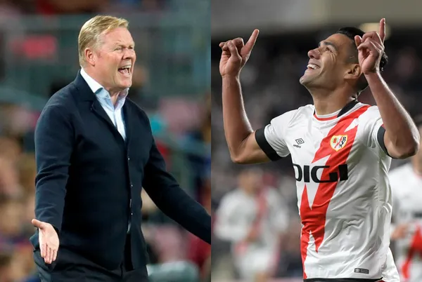 Radamel Falcao no perdonó al FC Barcelona en La Liga de España y les anotó un golazo.