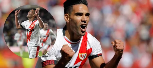 Radamel Falcao recibió una buena noticia en Rayo Vallecano y no fue por el entrenador Francisco Rodríguez