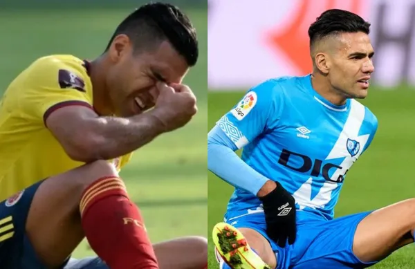 Radamel Falcao se lesionó y no podrá estar con la Selección Colombia para enfrentar a Brasil y Paraguay.