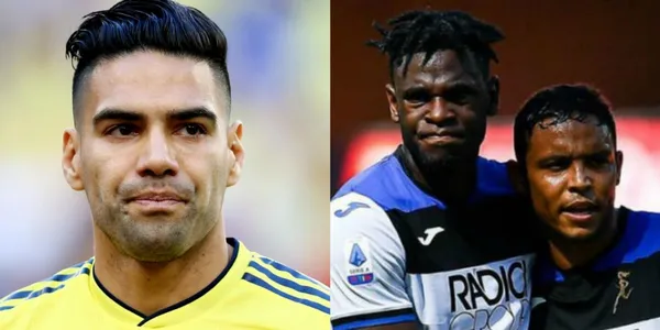 Radamel Falcao se perfila para ser quien acompañe a Duván Zapata en Colombia, pero Luis Muriel también pelea por ser titular