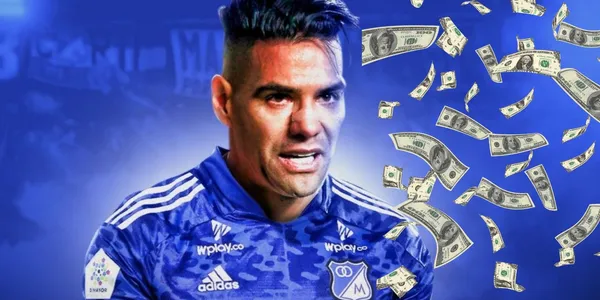 Radamel Falcao sonó otra vez para Millonarios FC y sobre su sueldo hay un aproximado.