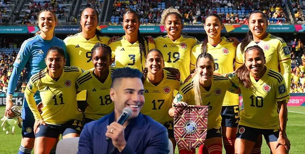 Radamel Falcao tuvo un emotivo gesto con la Selección Colombia Femenina de Mayores.