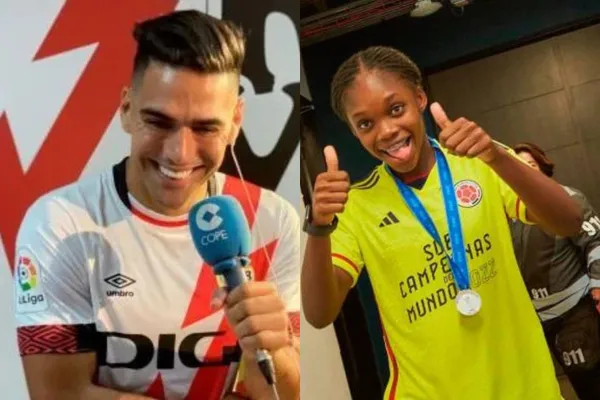 Radamel Falcao tuvo un humilde gesto con Linda Caicedo.