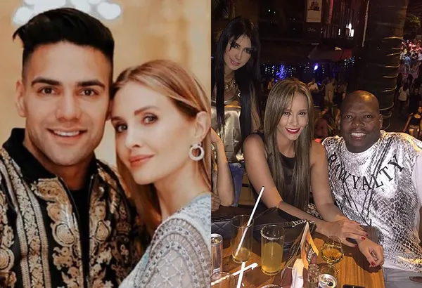 Radamel Falcao y Faustino Asprilla en temas de pareja son polos opuestos, están muy equidistantes el uno del otro al momento de manejarse con las damas.