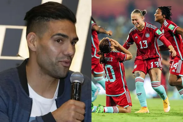 Radmael Falcao tuvo un emotivo mensaje con la Selección Colombia Femenina Sub-17.