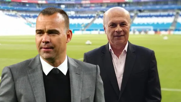 Rafael Dudamel, al lado Carlos Antonio Vélez.