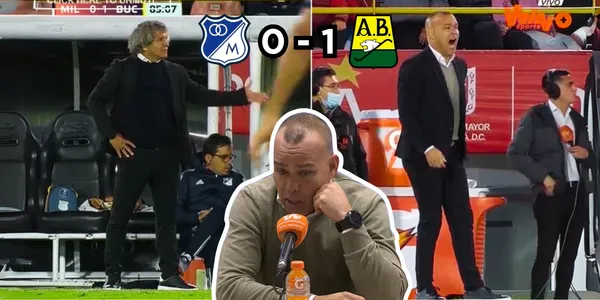 Rafael Dudamel en la rueda de prensa del Atlético Bucaramanga