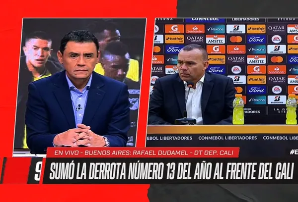 Rafael Dudamel volvió a defraudar a los hinchas del Deportivo Cali con la última carta que le quedaba.