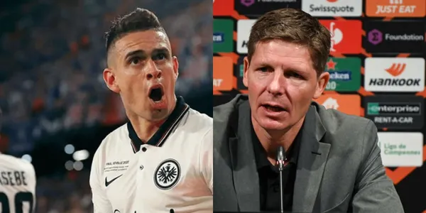 Rafael Santos Borré al parecer ha logrado una tregua con su entrenador en el Eintracht Frankfurt de Alemania.
