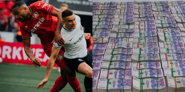 Rafael Santos Borré en el Eintracht Frankfurt no da buenas noticias.