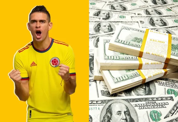Rafael Santos Borré es uno de los jugadores colombianos más caros en todo el mundo; llegó a un precio récord para él.