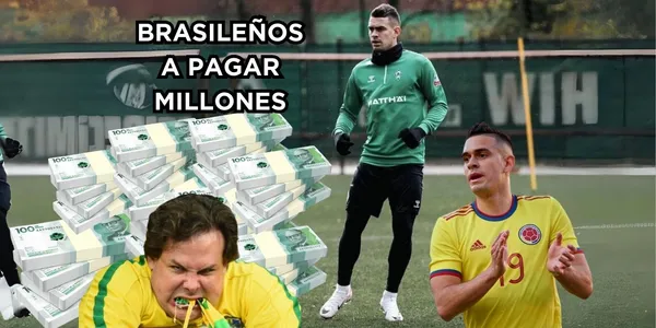 Rafael Santos Borré está en la mira de un equipo de Brasil que se babea por ficharlo.