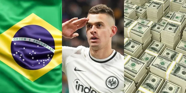 Rafael Santos Borré está en la mira de un gigante de Brasil.