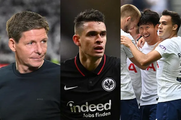 Rafael Santos Borré no está rindiendo en el Eintracht Frankfurt y estaría perdiendo protagonismo con su entrenador Oliver Glasner.