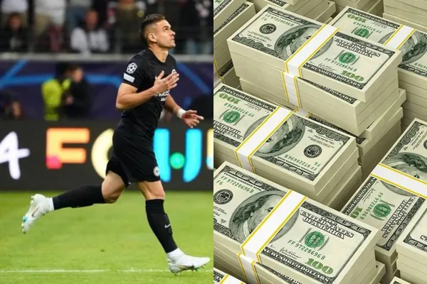 Rafael Santos Borré no estaría a gusto en el Eintracht Frankfurt y hay un precio sobre la mesa para darle salida.