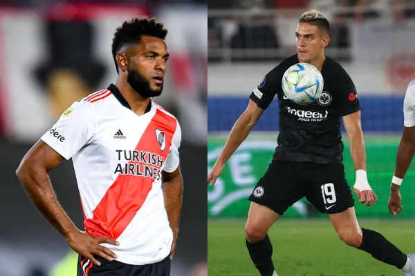 Rafael Santos Borré falló un gol con el Eintracht Frankfurt de Alemania y hay quienes recordaban a Miguel Ángel Borja cuando hace esos fallos.