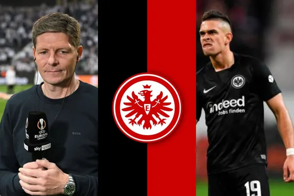 Rafael Santos Borré no la pasa nada bien en el Eintracht Frankfurt de Alemania.