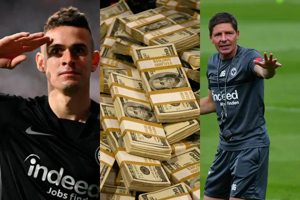 Rafael Santos Borré no la pasa bien en el Eintracht Frankfurt de Alemania y su entrenador lo ha tenido en duda.