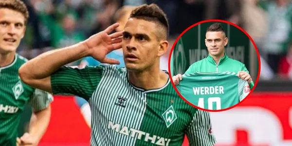 Rafael Santos Borré marcó su primer gol con el Werder Bremen de Alemania.