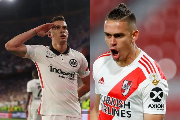 Rafael Santos Borré podría salir del Eintracht Frankfurt de Alemania y en River Plate los hinchas lo extrañan, su esposa contó detalles de su actualidad.