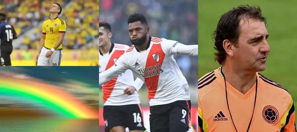 Rafael Santos Borré se fue en blanco con la tricolor en el partido amistoso ante Corea del Sur