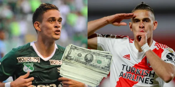Rafael Santos Borré se fue de Deportivo Cali por USD 3,4 millones y ahora incrementó su valor increíblemente.