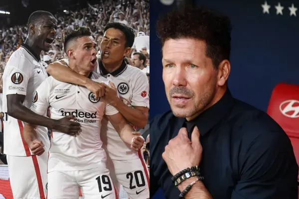 Rafael Santos Borré se podría ver las caras de nuevo con Diego Simeone quien antes lo menospreció.