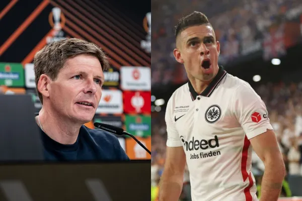 Rafael Santos Borré tiene problemas en el Eintracht Frankfurt y su entrenador le mandó una advertencia.