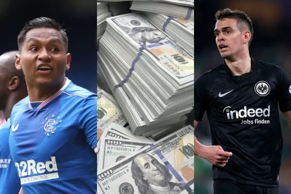 Rafael Santos Borré tiene solo una pequeña diferencia de salario con respecto a su paisano Alfredo Morelos.