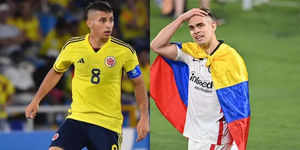 Rafael Santos Borré tuvo un humilde gesto con Gustavo Puerta en Alemania.