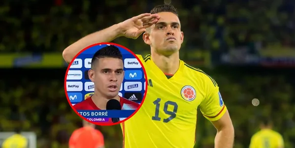 Rafale Santos Borré le dio la victoria a la Selección Colombia contra Venezuela.