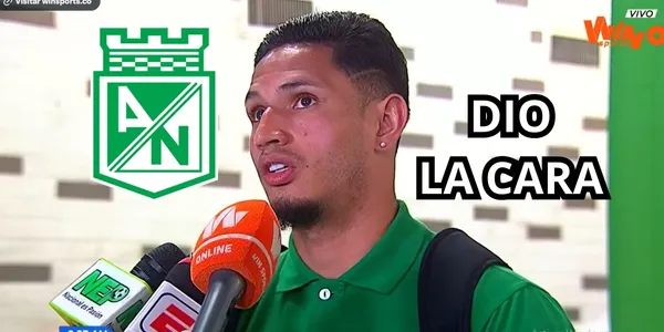 Ramírez habló en Atlético Nacional. Foto de Ramírez tomada de captura de pantalla Win Sports Twitter.
