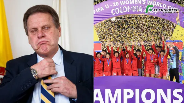 Ramón Jesurum y Corea del Norte Foto: El Tiempo y FIFA