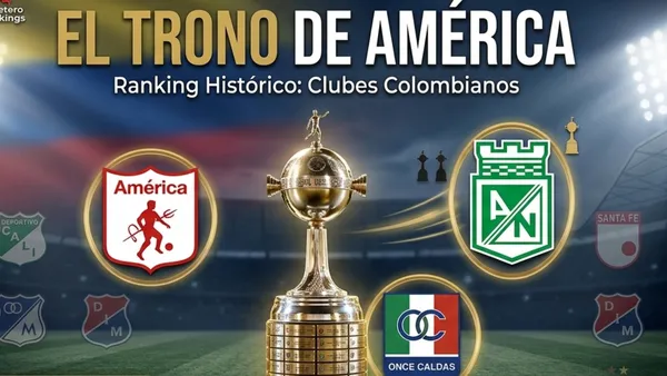 Rankinf colombianos en Copa Libertadores