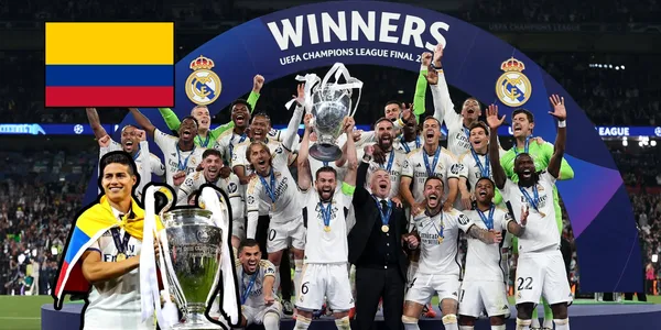 Real Madrid celebrando la Champions League 2024
