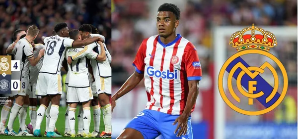 Real Madrid humilló a Girona y la calificación que recibió Jhon Solís exNacional (Foto tomada de Real Madrid y Sports)