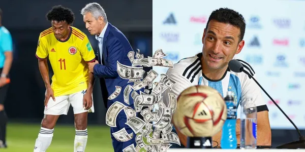 Reinaldo Rueda fracasó con la Selección Colombia pese a ser un entrenador muy bien pagado si se compara con Lionel Scaloni.