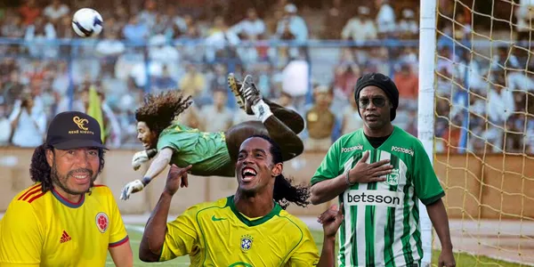 René Higuita con la camiseta de la Selección Colombia
