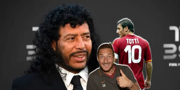 René Higuita hizo una publicación que generó la reacción de Francesco Totti.