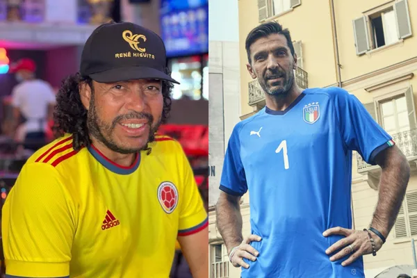 René Higuita recibió un homenaje en Colombia a lo Gianluigi Buffon.
