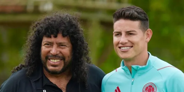 René Higuita tuvo un emotivo gesto con James Rodríguez.