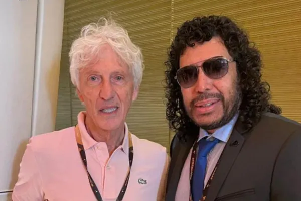 René Higuita tuvo un encuentro con el ex entrenador de la Selección Colombia, José Néstor Pékerman.
