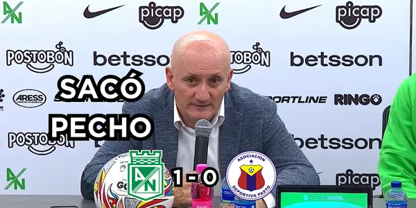 Repetto sacó pecho. Foto tomada de captura de pantalla de DIMAYOR YouTube.