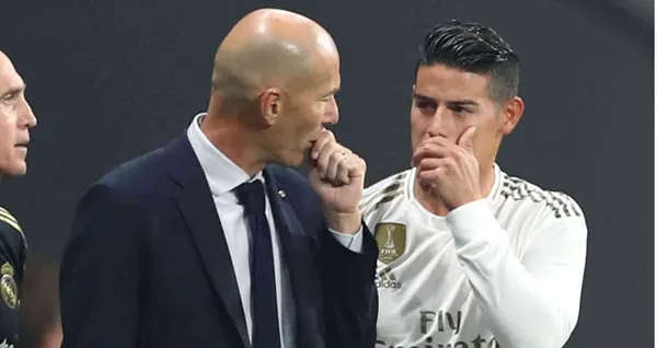 Revelaron una de las conversaciones que nadie conocía, se trata de lo que se dijeron James Rodríguez y Zinedine Zidane y que pudo cambiar el rumbo de todo.