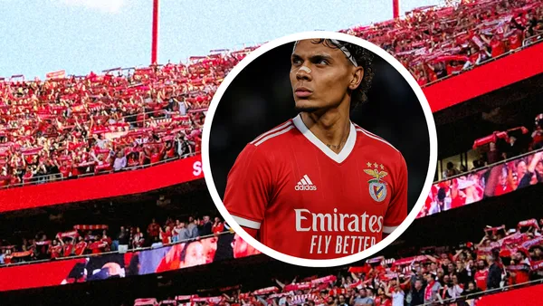 Richard Ríos a la espera de la firma con un gigante de Portugal y el viejo continente Foto: SL Benfica y Creada con Chat GPT