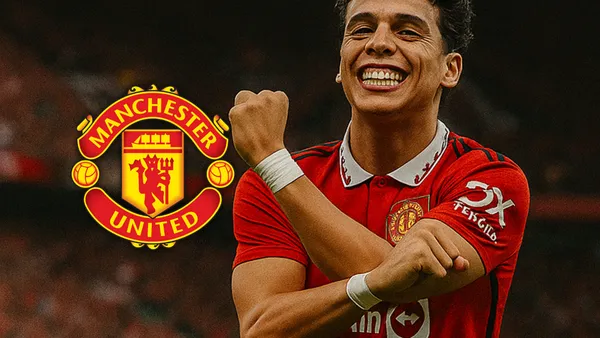 ¿Richard Ríos al United? Mira lo que pondrían por el colombiano Foto: Creada con Chat GPT y Escudoteca