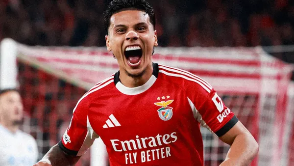 Richard Ríos atraviesa un gran momento con el Benfica y conoce lo que dice el presidente del club ahora Foto: SL Benfica